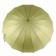 Umbrella - a semiautomatic “pastel” cane, 16 knitting needles, r = 52 cm, green color