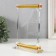 Souvenir glass "Stela award in the form of a scroll" 13x4.7x19 cm