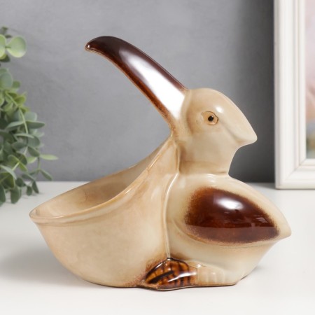 Souvenir ceramics stand "Pelican" 20x12x21 cm