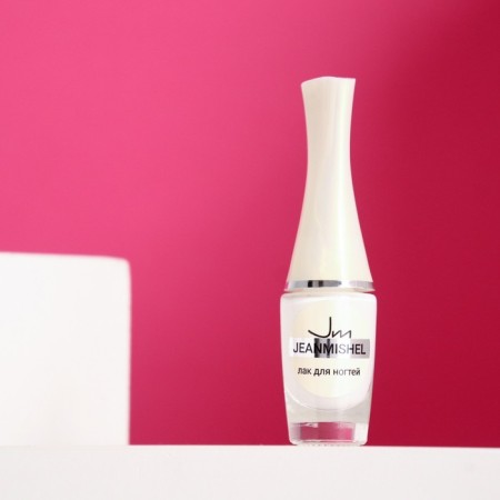 Nail polish jeanmishel tone 101 white, 5.5 ml