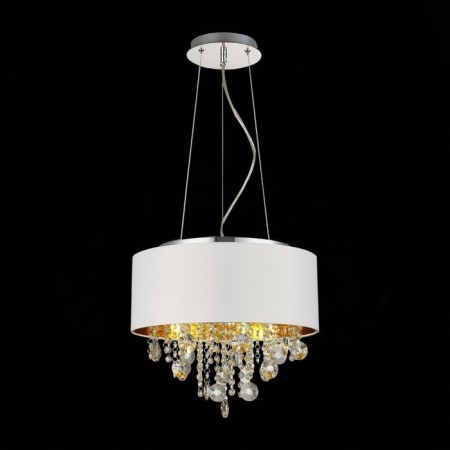 Suspension lamp ST LUCE. SL1350.503.04. Lacchia. 4x40 watts, E14, 40x40 cm, chromium color-2