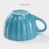 Mug ceramic share "Noemi", 430 ml, blue color