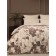 Texrepublic blanket, size 180x200 cm, brown color