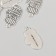 Decor Metal for creativity "Mitten - Happy New Year" 1.5x2.5 cm