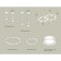 Ambrella Light Acrylic lamp, XR92211004, GX53 LED 12 W, white sand, white matte