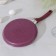 Pancake pan Trendy Style, D = 22 cm, plastic handle, anti -stick coating, purple color