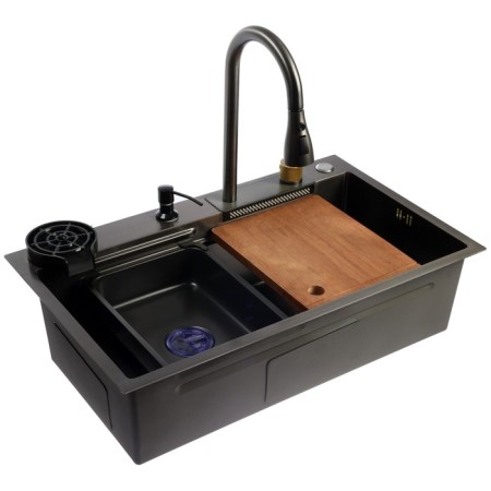 Zein M03, S = 3.0 and 0.7mm, mixer, basket, cutting board, siphon, graphite-17