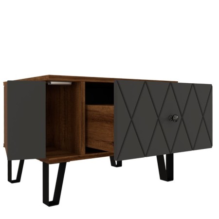 Rimini cabinet, 584x440x413 mm, Spanish. 2, color graphite software / oak canyon dark-1