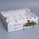 Folding box for 12 cupcakes with the Bullfinch window, 32.8 x 25.6 x 10 cm, New Year