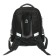 School backpack, 40 x 33 x 19 cm, ergonomic back, stavia "monochrome", black/orange