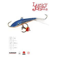 Balancir Lucky John Fin 3 + tee, 4 cm, color 45h blister