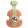 The rattle "Guitar", 12 cm, orange color, crush me