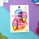 Invisibility for hair "Abel" (set 2 pcs) ice cream, 5 cm, pink