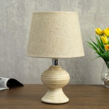 Table lamp 320620/1 E14 40W cream 19.5x19.5x32 cm Risalux