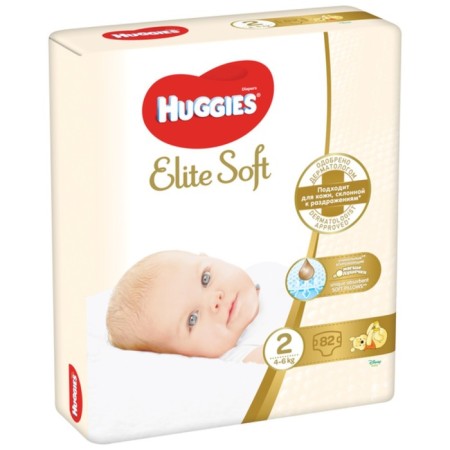 Distributes "Huggies" Elite Soft 2, 4-6kg, 82 pcs-10