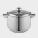 Classic-Prima pan, 5 l, d = 22 cm, metal cover, capsule bottom, with a heat distribution layer, induction