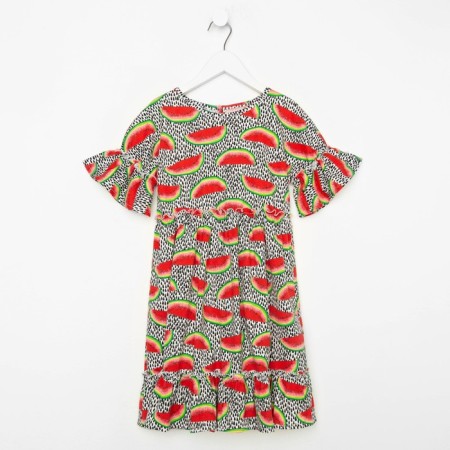 Платье для девочки, цвет серый, рост 116 см-6