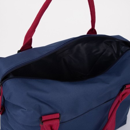 Road bag with lightning, external pocket, blue color-2