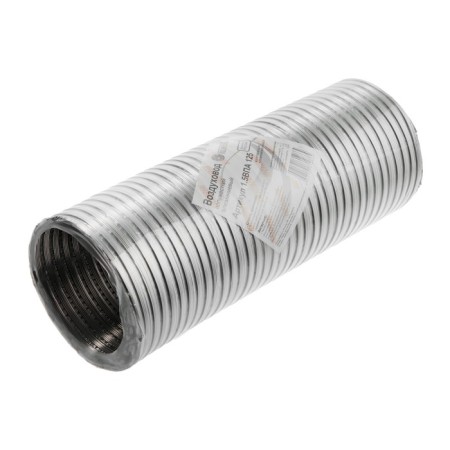 The corrugated duct "Cosmiac", d = 125 mm, sliding up to 1.5 m, aluminum 80 μm