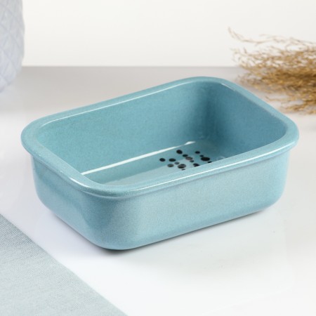 Baking capacity - Pskovskaya container 0.5l / 5.5x17x12.5cm, blues