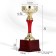 Cup 133b, award figure, gold, plastic stand, 22 × 8.5 × 8.2 cm.