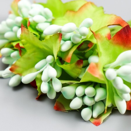 Flowers for decorating "Jasminovid oxen" 1 bouquet = 10 flowers mint 9.5 cm-2
