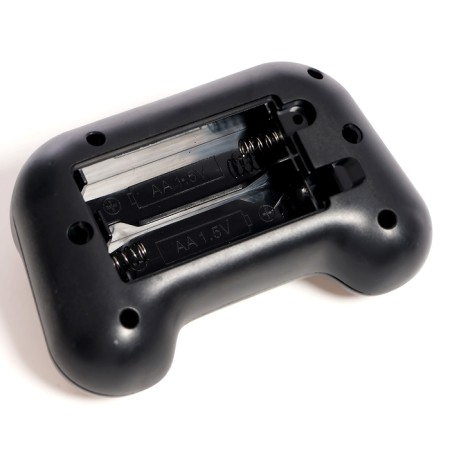 Fin-controlled car, radio-controlled, works on the battery, light effects, smoke effect, green color-5