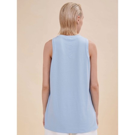 Female T -shirt, size XS, blue color-2