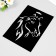 Plastic stencil "Horse head No. 1" 20x29cm