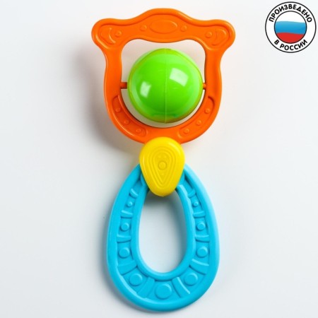 A rattle - a “planet” teether, an elastic pen, types and color mix-20