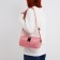 Youth bag with a zipper, pink color