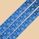 A satin ribbon "Snow Waltz", blue, 4 cm × 5 m