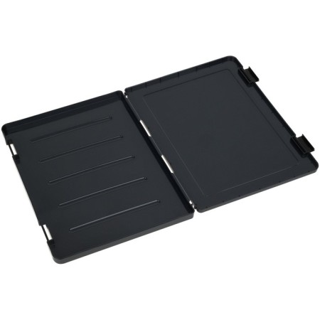 A4, 230 x 305 x 23 mm folder, black metallic-4