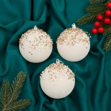 Set of balls plastic D-8 cm, 3 pcs 
