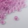 Glass beads 8/0 "Matte translucent. Lavender-pink" 10 g