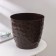 Pot with the pallet "pebbles", 8 l, chocolate color