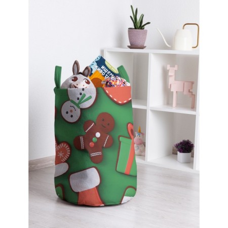 Basket for toys "Gingerbreads, size 35x50 cm