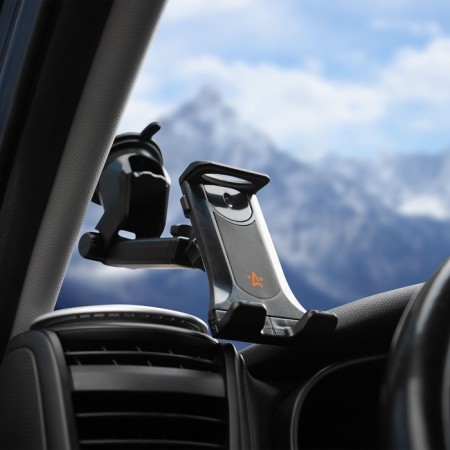 Holder for a tablet on a windshield/torpedo-5