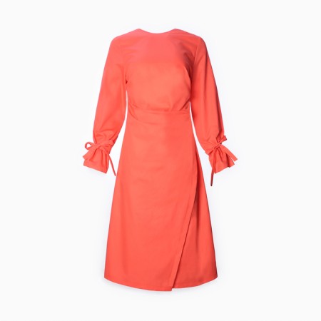Women's dress Minaku: Casual Collection Red color, rr 48-3