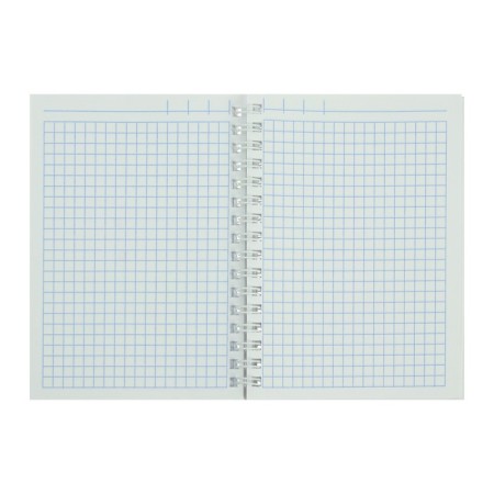 Note book A6, 80 sheets on the crest of Metallic, boumvinyl cover, silver-1