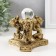 NECSK Polystone Bronze "Dragons with a glass ball" 8x12x12 cm