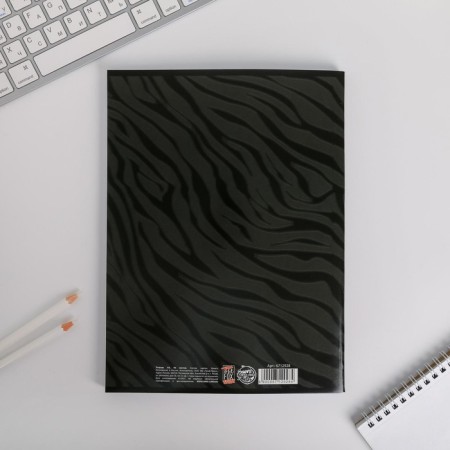 A4 notebook in a cage, 96 sheets on a paper clip, “September 1: Jungle”, covered Cardon Cardboard 215 gr., 80 gr., Beliac 96%-4
