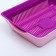 Deep toilet with a mesh of 36 x 25 x 9 cm, pink/purple