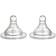 Set of silicone nipple, 2 pcs., Shg, Ø50mm, anti -ore., +0 months, slow stream