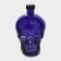 Glass bottle "Skull", 0.77 l, color purple color