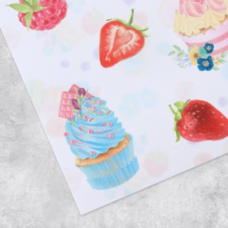 Paper stickers "Sweets", 14 × 21 cm-1
