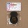 Bag -staple, sewing, 6 × 4 cm, black/bronze color
