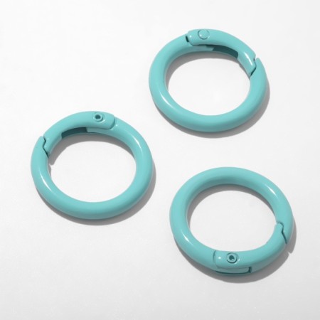 Carbine "Ring" d = 2.5 cm (set3 pcs.), Mint color