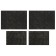 Moisture mats AVS VK-03, 50x38 cm, 25x38 cm, set 4 pcs