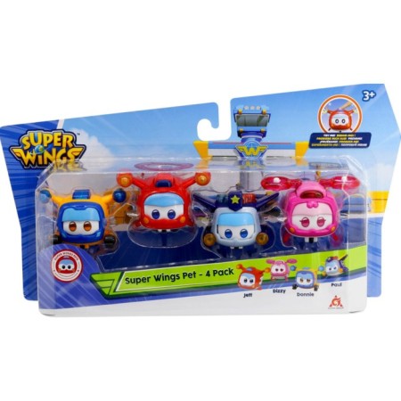 Set of figures Super Wings Pet, 4 figures